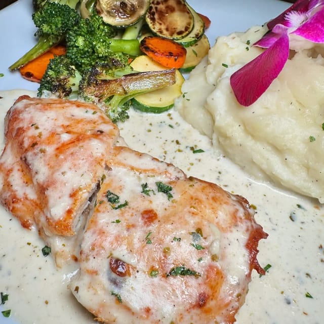 Stuffed Chix Breast.