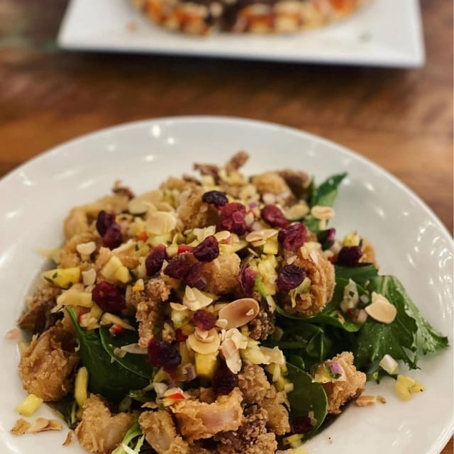 Crispy Calamari Salad.